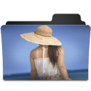 Backside Woman Icon 128x128 png